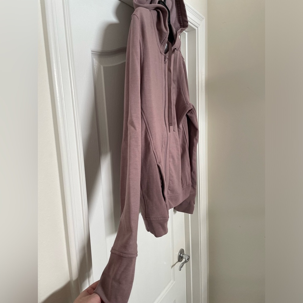 Victoria’s Secret Victoria Sport long sleeve full zip hoodie size large- mauve - Picture 2 of 10